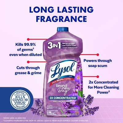 Lysol Lavender Concentrated Multi Surface All Purpose Cleaner - 48 fl oz