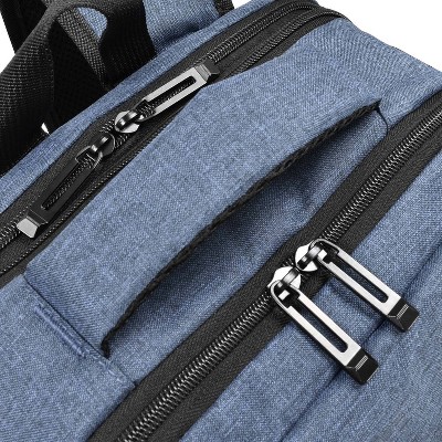 Travel Select Grayville 16.5" Multifunctional Tech Laptop Backpack with Expansion - Blue — фото 7