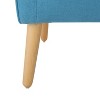 Okak Mid-Century Modern Armchair,Tufted Back Accent Chair with Birch Wood Legs for Living Room,Bedroom - 3 of 4
