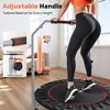 BCAN 40" Foldable Mini Trampoline Max Load 225lbs, Fitness Rebounder with Adjustable Foam Handle, Exercise Trampoline for Adults Indoor/Garden Workout - 2 of 4