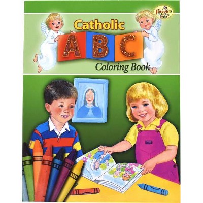 Catholic A-B-C Coloring Book - (St. Joseph Coloring Books) by  Emma C MC Kean (Paperback)