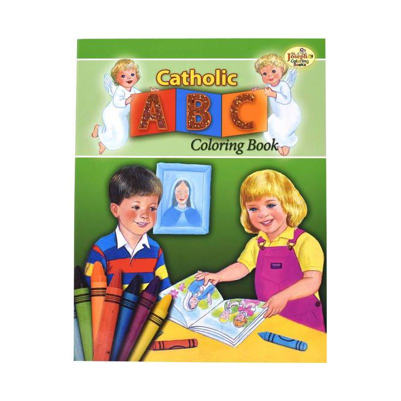 Catholic A-B-C Coloring Book - (St. Joseph Coloring Books) by  Emma C MC Kean (Paperback), 1 of 2
