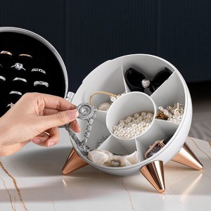 Jewelry Storage Box Large Capacity Multi-layer Girls Gifts Home Decoration For Necklace Bracelet Earrings - 1 of 4