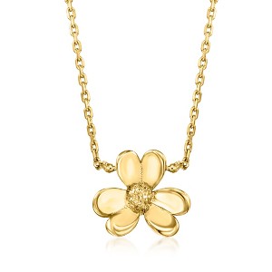Pure Collection by Ross-Simons Italian 14kt Yellow Gold Flower