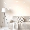 Unique Bargains Removable Feather Shape PVC Material Wall Stickers 5.31" x 1.46" 12 Pcs - 3 of 4
