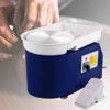 VEVOR Pottery Wheel 28cm Pottery Forming Machine with Detachable Basin Foot Pedal Control 350W Art Craft DIY Clay Tool for Home DIY, 18 Piece,Blue - 2 of 4