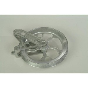 Ben Mor Laundry Clothesline Pulley Wheel 6 1/2" Rust-Proof Zinc Lubricated - 1 of 3
