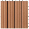WPC Tiles 11.8"x11.8" 11 pcs 11 ftÂ² Brown - 4 of 4