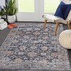 Coucheta Runner Rug Washable Non-Slip Low Pile Stain Resistant Ultra-Thin Floor Carpet for Hallway Kitchen Entryway, Multi-Color & Size - 2 of 4