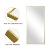 Spassway 75"H x 37"W Rectangle Decorative Aluminum Alloy Mirror Art Designs for Living Room Bedroom Entryway Office Home Sliver/Black/Gold Available - 4 of 4