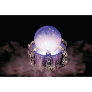 Seasons 7.5 in Light-Up Crystal Ball Mister Tabletop Decoration - Clear - 1 of 1