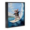 Stupell Industries Cool Surfer Mouse Blue Ocean Waves, 17" x 17" - 3 of 4