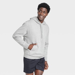 Men's Cotton Fleece Hooded Sweatshirt - All In Motion™ - 1 of 3