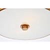 Elegant Lighting Hazen 2 light 12 inch Vintage Gold flush mount - 4 of 4