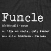 Mens Funcle Definition T shirt Funny Graphic Uncle Family Tee Novelty Print - Crazy Dog Men's T Shirt - 2 of 4