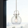 Newton Sphere - 1 Light Stem Hung Pendant In Industrial Style-15.38 Inches Tall and 10 Inches Wide - 2 of 2