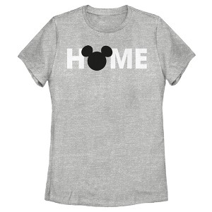 Women's Mickey & Friends Home Mickey Mouse Logo T-Shirt - 1 of 4