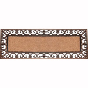 A1HC Natural Coir and Rubber Large Door Mat 18"x48", Thick Durable Doormats for Entrance - 1 of 4
