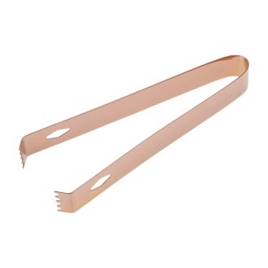 Unique Bargains Food Tongs Serrated Head Hole Ice Tongs Sugar Cube Clip Food Tong Dishwasher Safe 304 Stainless Steel 6 Inch 1Pcs - 1 of 3