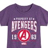 Girls' - Marvel - Avengers Property Of Fitted Short Sleeve Graphic T-Shirt - 2 of 4