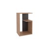 Wood 3-Tier Shelf Side Table with Top Surface and Two Lower Shelves for Living Room Storage - 3 of 4