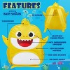 Baby Shark 12" Backpack for Girls & Boys, Plush with 3D Fins & Appliques, Adjustable Straps & Padded Back, Lightweight Travel Bag for Kids - 3 of 4