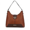 MKF Collection Graciela Women's Vegan Leather Color Block Hobo Shoulder Bag with Wallet by Mia K - 2 of 4
