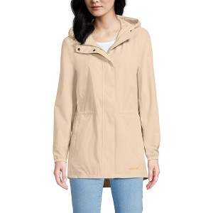 Lands' End Women's Squall Packable Waterproof Raincoat - 1 of 4