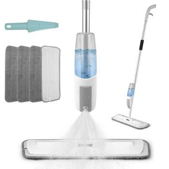 Spray Mop for Floor Cleaning, 360Rotatable Mop with 4 Washable Pads