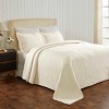 Waves Cotton Matelasse Decorative Bedspread and Pillow Sham Set by Blue Nile Mills - 2 of 4