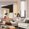 POWLIG LED Dimmable Aluminum Wall Sconce with 350 Degree Rotation (Set of 2) - 2 of 4