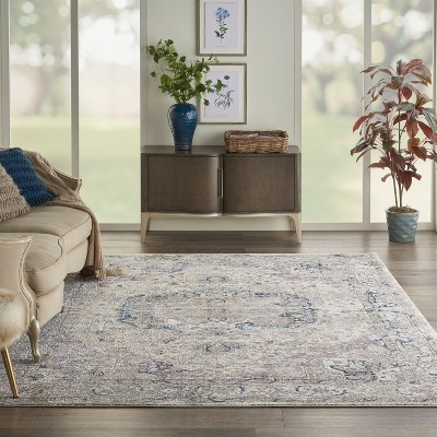 Nourison Royal Terrace Distressed Medallion Abstract Indoor Area Rug
