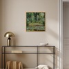 Monet - The Japanese Footbridge and the Water Lily Pool Giverny Canvas Impressionism Wall Art by Art Remedy Framed - 2 of 4