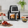 Gourmia 7 Qt Digital Air Fryer with Guided Cooking, Stainless Steel, 13.3  H, New 