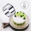 Aoibox 5-Piece Stainless Steel Round Cookie Cutter Set for Baking, Pastries, Doughnuts, and More - Dishwasher Safe, Rust-Proof - 4 of 4