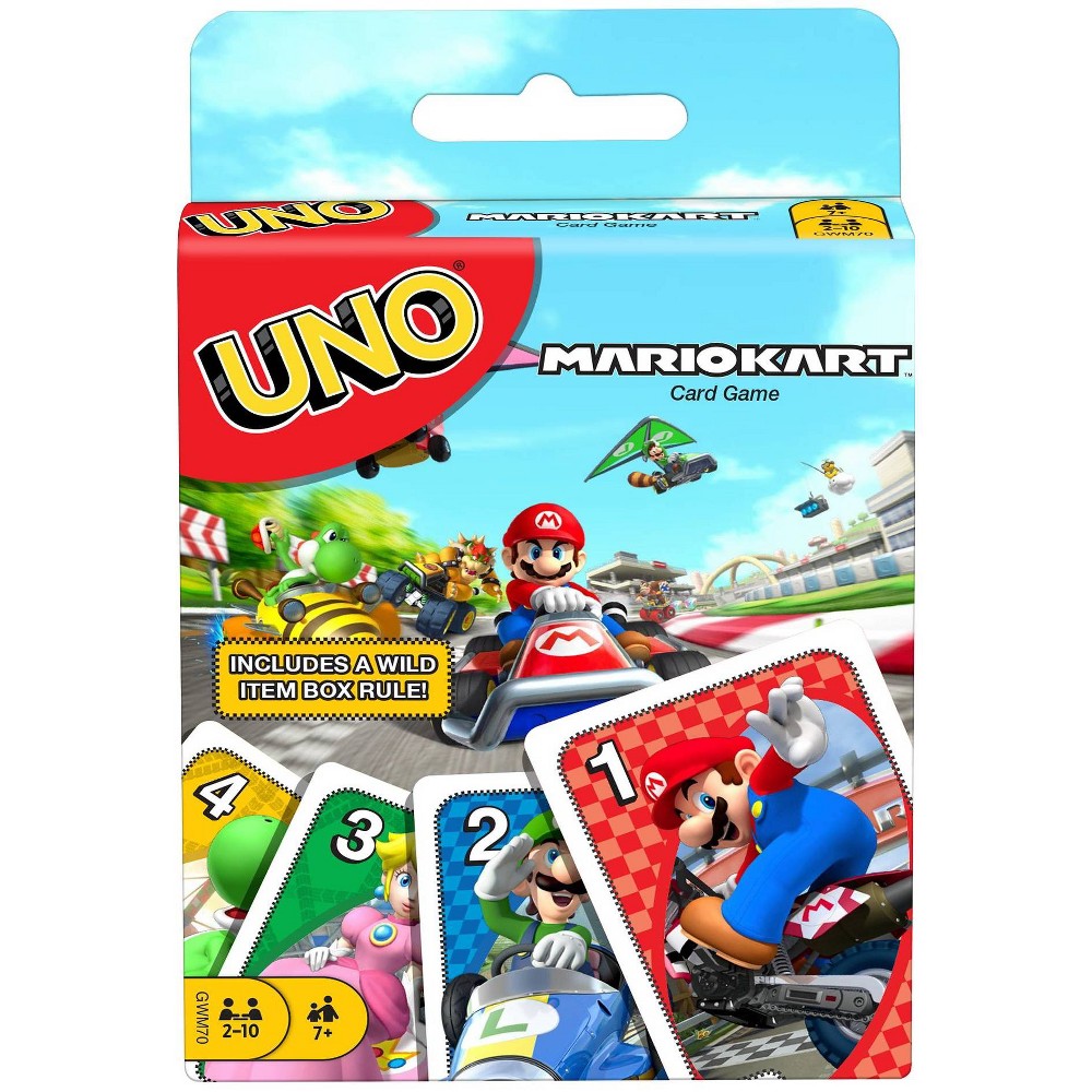 UPC 887961943122 product image for UNO Mario Kart Card Game, Card Games | upcitemdb.com