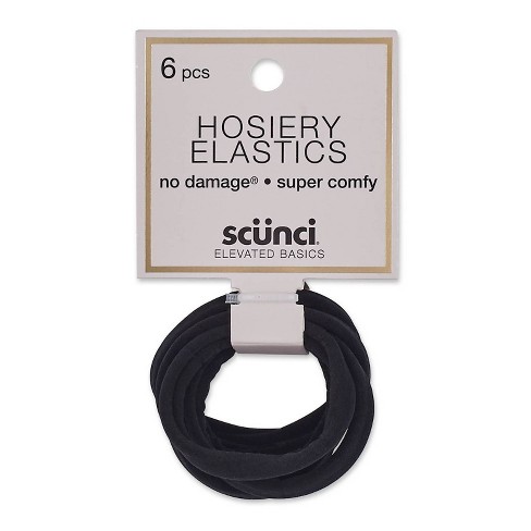 Scunci Hosiery Ponytailer Hair Elastics 6ct Target