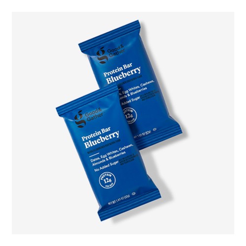 Protein Bars Blueberry - 4ct - Good & Gather™, Protein Bars Coconut Chocolate - 7.33oz/4ct - Good & Gather™, Protein Bars Cashew Butter Chocolate - 7.33oz/4ct - Good & Gather™