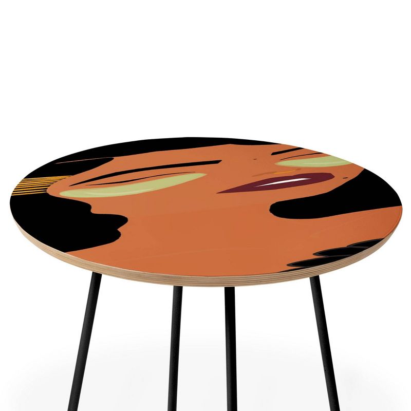 EELISE_NDRI Mean Greens Round Side Table - Deny Designs, 3 of 6