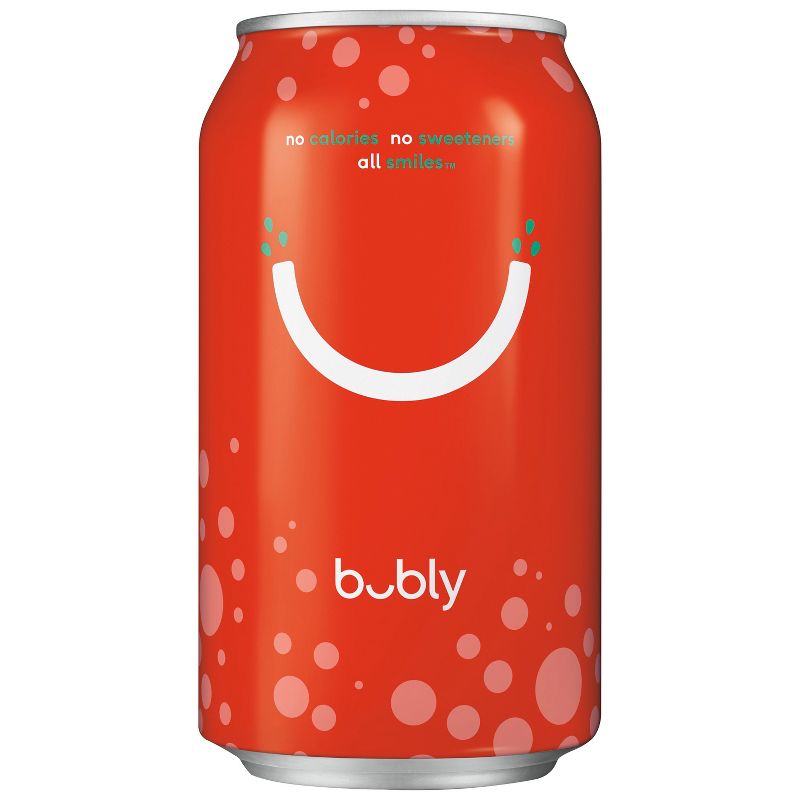 bubly Strawberry Sparkling Water - 8pk/12 fl oz Cans, 5 of 12