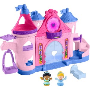 Disney Princess Little People Magical Lights & Dancing Castle Playset - 1 of 4