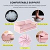 YONWAY 73" Queen Pull Out Sofa Bed with Side Storage, 3-in-1 Convertible Sleeper Sofa Velvet Loveseat Bed, for Living Room,Bedroom,Apartment,Office - 4 of 4