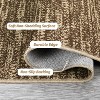 Coucheta Washable Area Rug , Modern Non-Slip Low Pile Indoor Carpet Machine Washable Soft Floor Mat for Living Room Bedroom Office,Multi-Color & Size - 3 of 4