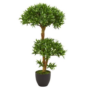 Nearly Natural 3-ft Bonsai Styled Podocarpus Artificial Tree - 1 of 1