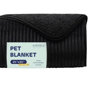 Premium Soft Dog Cat Waterproof Soft Fleece Washable Reversible Blanket - 1 of 4