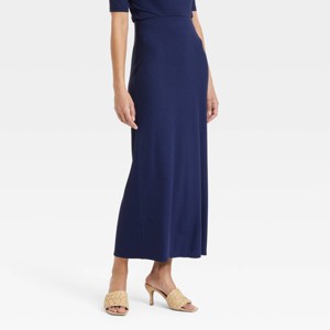Women's Knit Maxi Skirt - A New Day™ - 1 of 3
