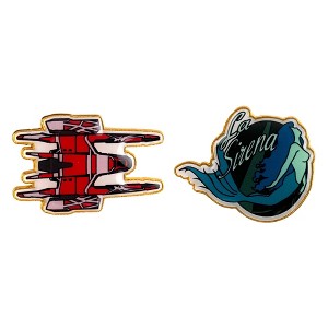 Eaglemoss Limited Star Trek Picard La Sirena 2 Piece Pin Badge Set - 1 of 4