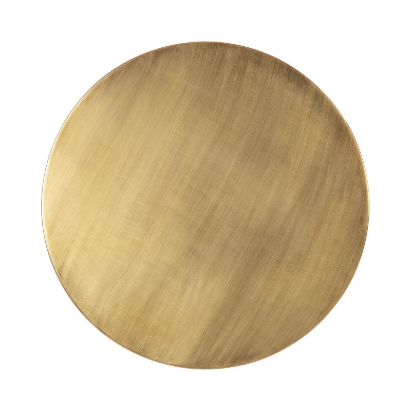 Kate and Laurel Aja Round Metal Side Table, 15x15x23, Gold, 6 of 10
