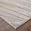 Waldor Modern Abstract Taupe/Brown/Silver Area Rug - 4 of 4