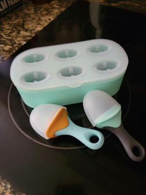 BOON Pulp Popsicles Molds & Freezer Tray Includes 2 Pulp Silicone